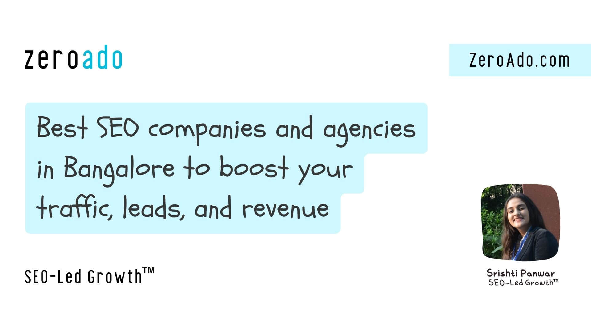 Top SEO companies in Bangalore.